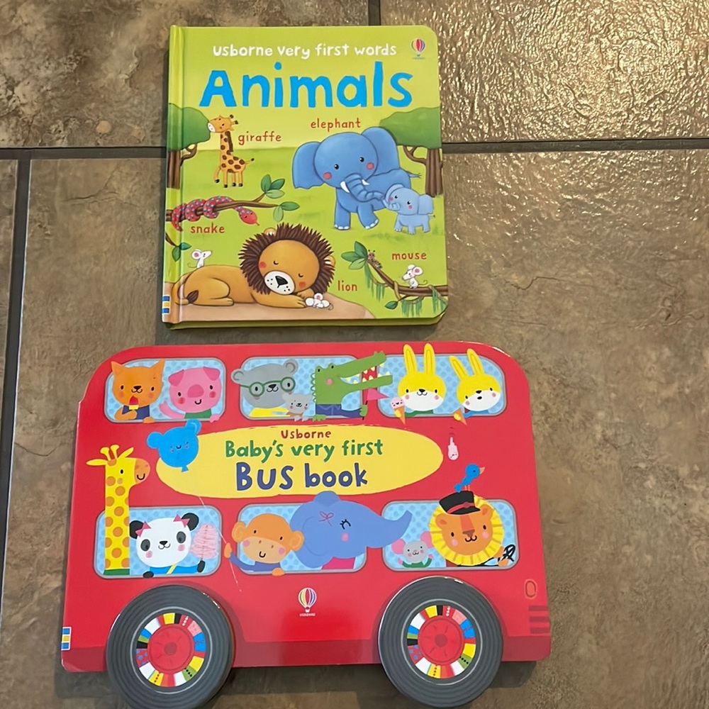 Usborne baby books + A-Z book